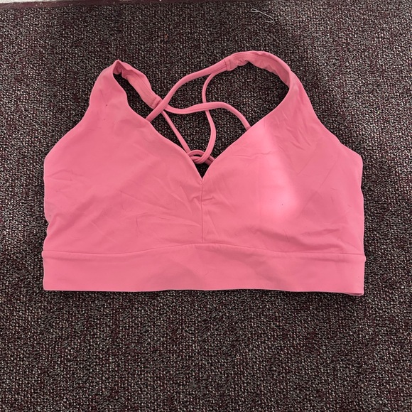 Athleta Other - Pink Cross-Back Sports Bra